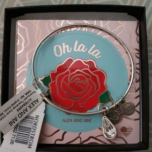 Alex and Ani April Birth Month Charm Bangle